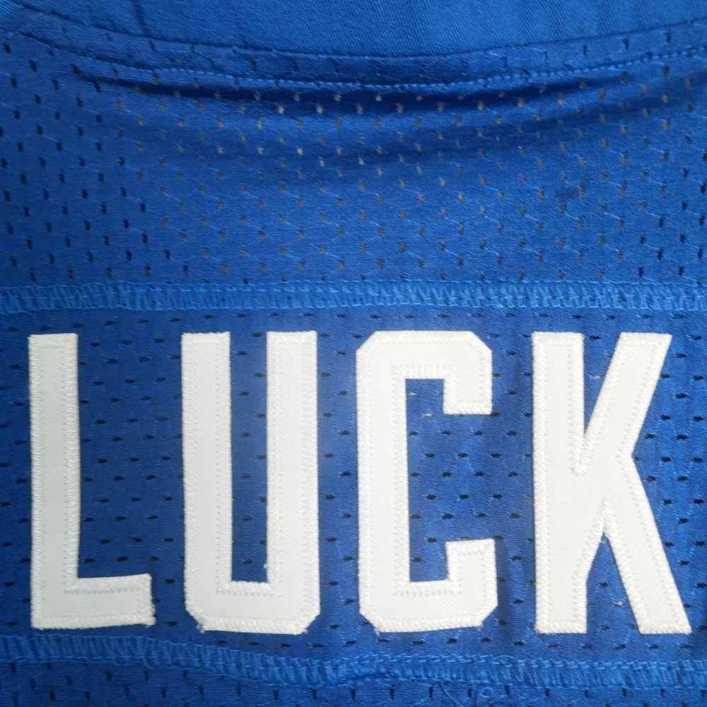 Nike Andrew Luck Indianapolis Colts Jersey Womens 40 Blue NFL‎ On Field 12